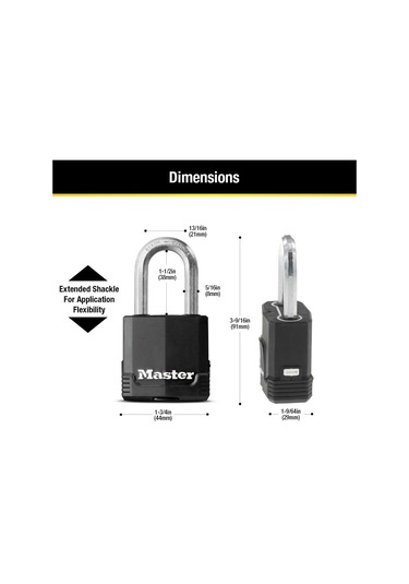 Master Lock M115xtlf Magnum Ağır Hizmet Tipi Anahtarlı Dış Mekan