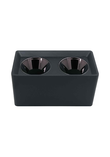 Forlife Dekoratif İkili Bafra Spot Kasası - Siyah & Parlak Siyah Kasa - Kare - Sıva Üstü - Fl-1983