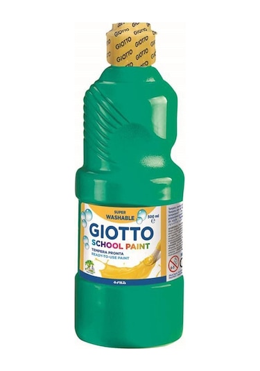 Gıotto Tempera Boya 500 Ml.yeşil Karışık, Çok Renkli