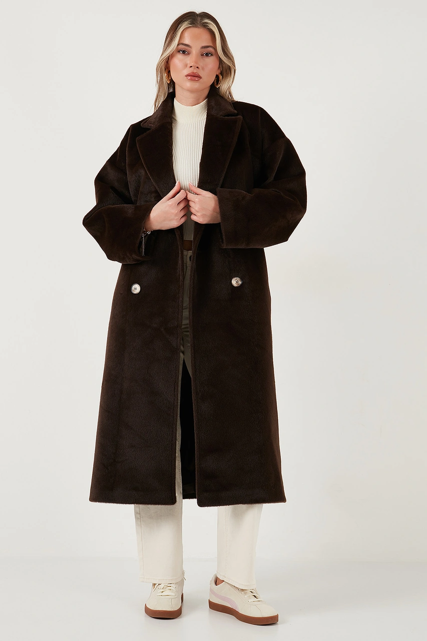 Lela Bayan Trençkot 6839610 Kahve Kahve