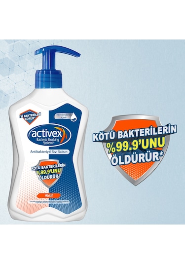 Activex Aktif Sıvı Sabun 3 x 500 ML