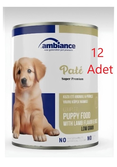 Ambiance Kuzu Etli Ezme Yavru Köpek Konserve 12 x 400 G