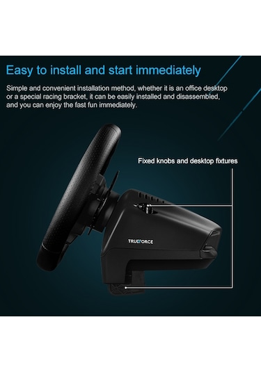 Logitech G923 Oyun Yarışı Direksiyon Pedalı Vites Kolu Ps5 / Ps4 / Pc İçin