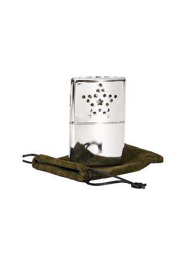 Tenfowee 2 Adet Dışarıda Kullanım Zincir Alaşımlı Taşınabilir El Isıtıcı - 57x20x90mm Boyutlu Paket İçeriği Gümüş