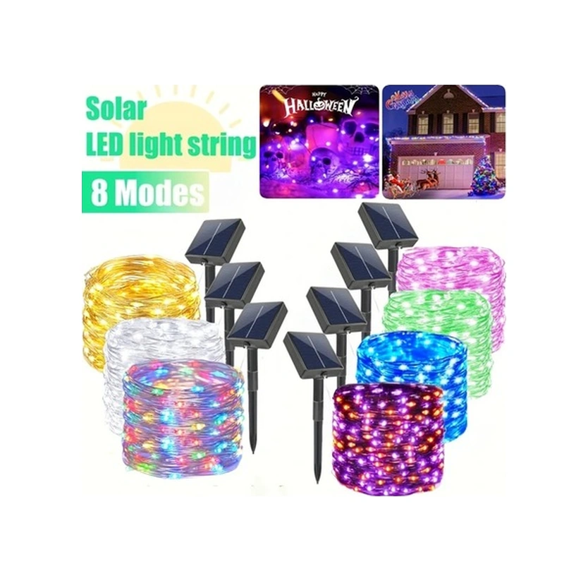 Trendooze 50 Adet Kuplu Led Solar Bahçe Aydınlatma Bahçe Dekor