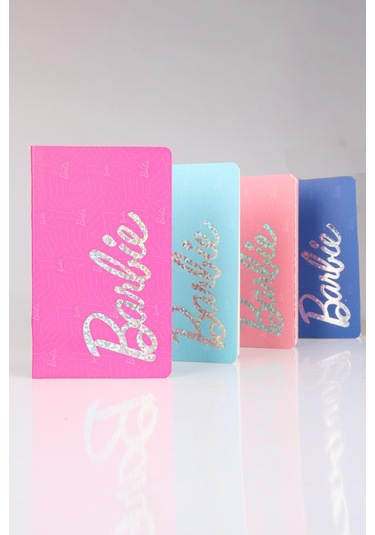 Dekomus İle Lisanslı Barbıe 60 Yaprak Çizgili Defter 13x21 Cm
