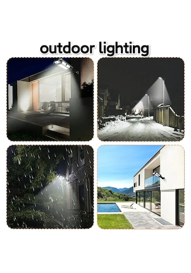 Monozone Led Lamba Sensörlü Su Geçirmez Güneş Enerjili 3 Modlu
