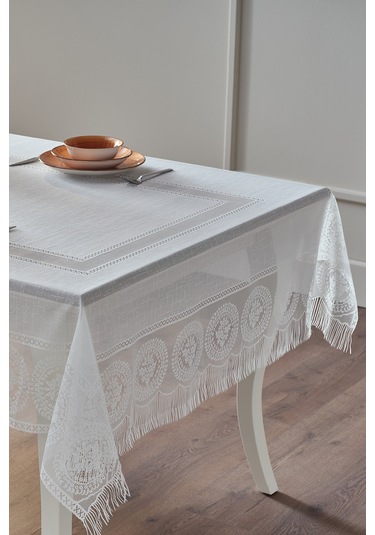 Cozy Masa Örtüsü 145x240cm - Beyaz