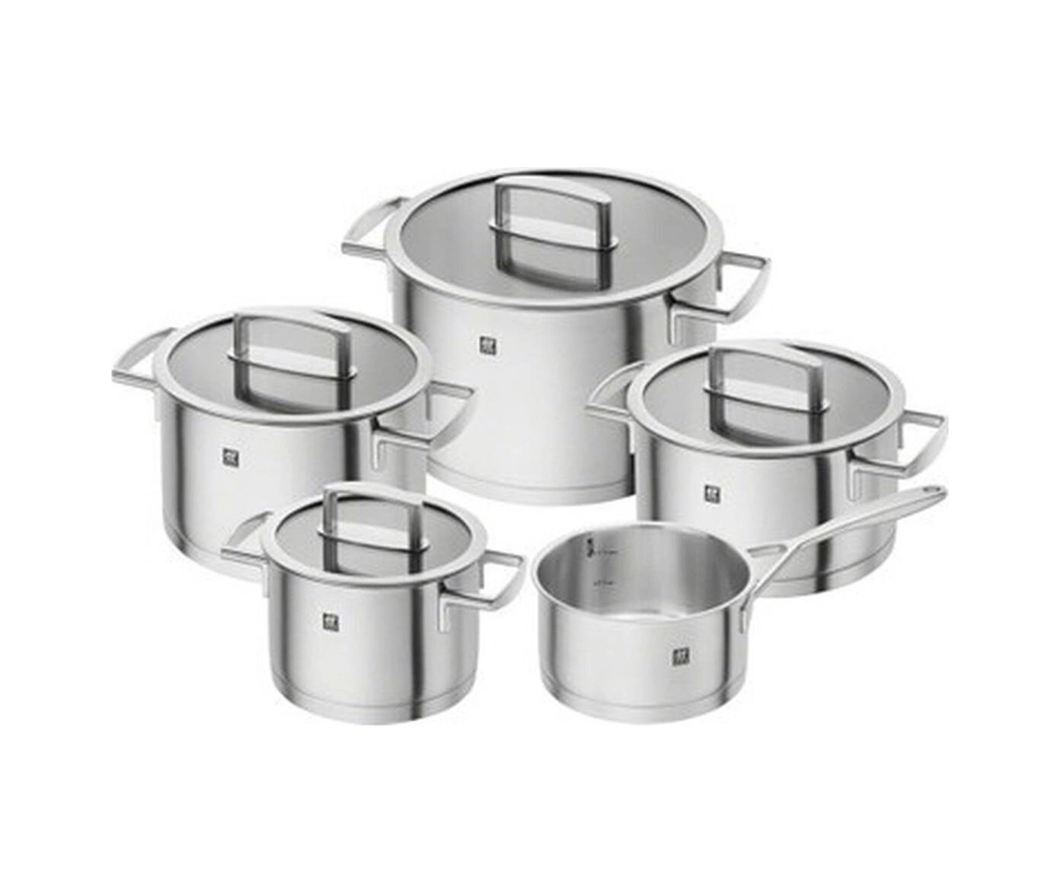 Zwilling 664600002 Vitality Tencere Seti, 5 Parça Bakır - Siyah