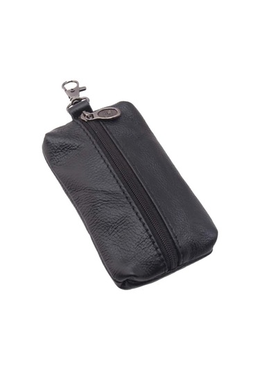 Unisex Hakiki Deri Anahtarlık Cüzdan Çanta Anahtarlık Tutucu Anahtarlık Ve Fermuarlı Diğer