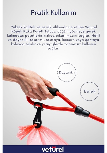 Köpek Kaka Poşeti Taşıma Aparatı + Köpek Diş Fırçası + Ağız Göz Kulak Önleyici Bakım Seti