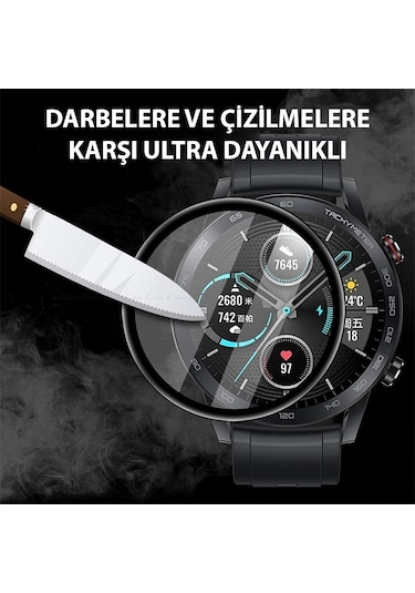 Ally Huawei Uyumlu Watch Gt4 46mm Pmma Tempered Cam Ekran Koruyucu