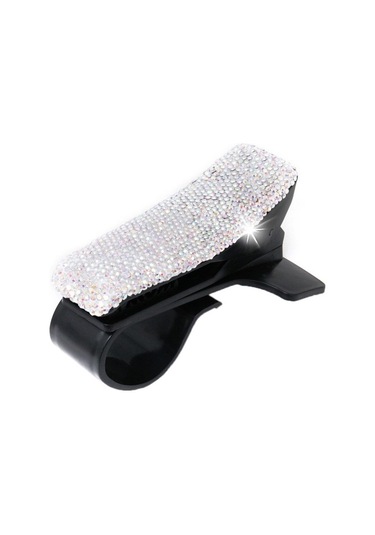 Muduan Elmas Araba Telefonu Tutucu 360 Derece Dönen Yaratıcı Araba Dashboard Mobil Tutucular Siyah - Beyaz Vantuzlu Yok Bqbasp