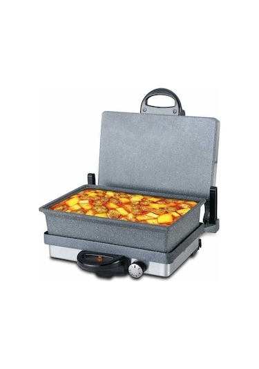 Sermeks Silex 2000 W Turbo Granit Grill Çok Amaçlı Pişirici