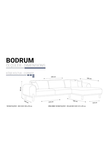 Bodrum Köşe Takımı 3+dinlenme