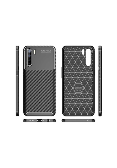 Oppo A91 Kılıf Elde Kaymayan Kamera Çıkıntılı Kalite Silikon