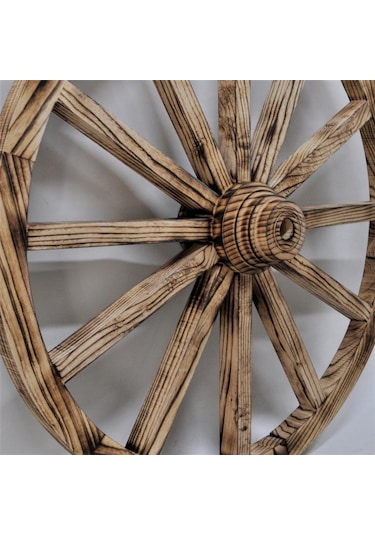 Otantik Ahşap At Arabası Tekeri 80 Cm. (501948931) Diğer