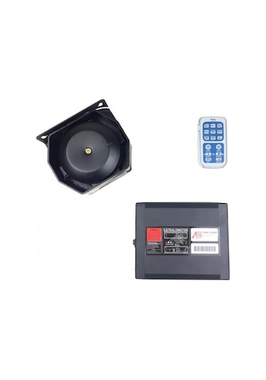 Space Mikrofonlu Metal Siren Uzaktan Kumandalı /sssr45 1