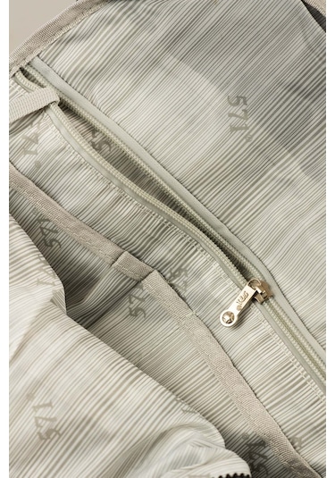 571 Krinkıl / Klinkır Su Geçirmez Hafif Çok Gözlü Spor, Seyahat, Okul, Laptop Sırt Çantası Siyah 1b Siyah