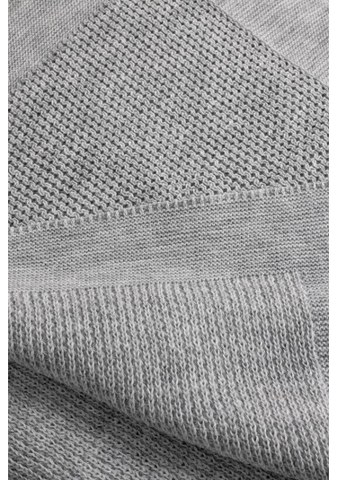 Miel Gri Akrilik Çocuk Battaniyesi 33661 80x100 Kh-33661 Gri