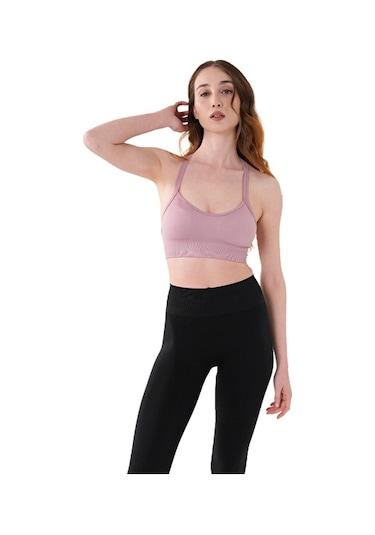 Musclecloth Nova Seamless İpli Bra Pembe