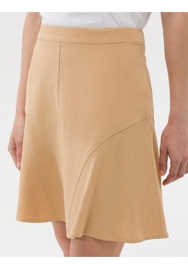 Pierre Cardin Kadın Bej Etek Dokuma 50262592-vr011