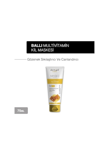 Dermokil Ballı Kil Maskesi 75 Ml