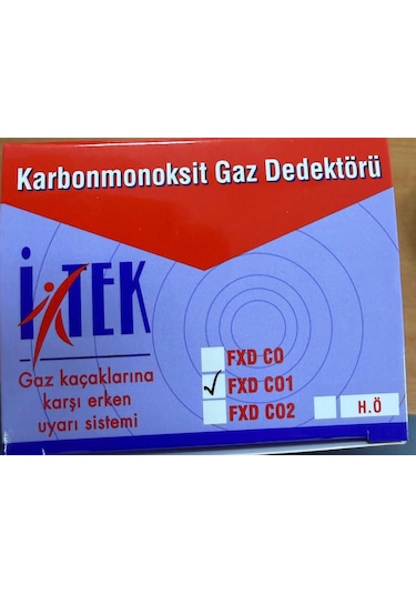 İtek Fxd C01 Karbonmonoksit Gaz Dedektörü