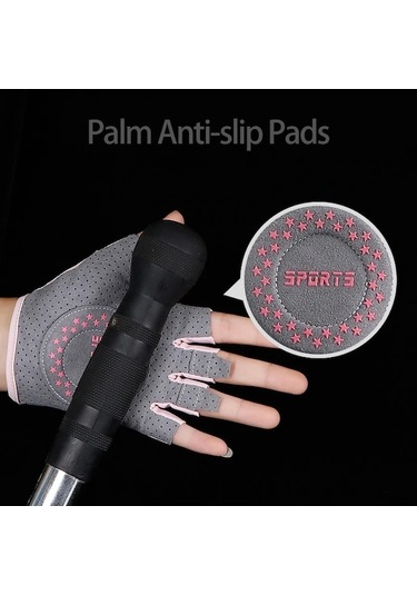 Pazly No.040301 Bisiklet Ve Yoga Spor Eldiveni Kadın 1 Adet İplikli 1 Adet