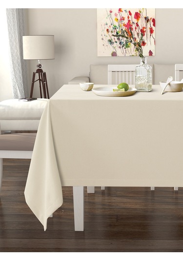 Grisi Masa Örtüsü Kadife Dokulu Leke Tutmaz Pastel Gri