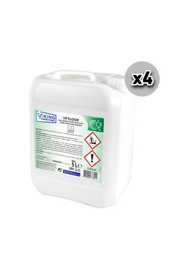 Viking Vp Floor Qac Bazlı Yüzey Dezenfektanı 4 x 5 L