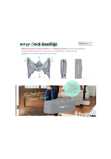 Huggy Looks 5 In 1 Anne Yani Park Yatak Oyun Parkı+Yatak