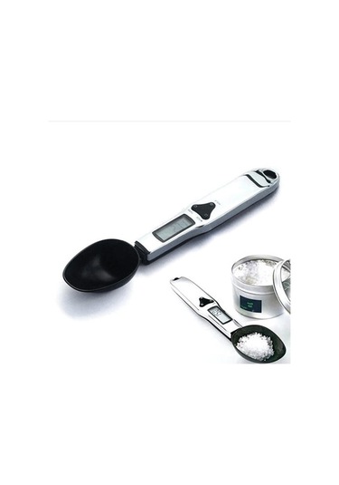 2 Türler 500g / 0.1g Elektronik Lcd Dijital Ölçüm Kaşık Ağırlık Ölçeği Ölçüm Kaşık Gram Mutfak & Amp Laboratuvar Ölçeği Gümüş Ahşap