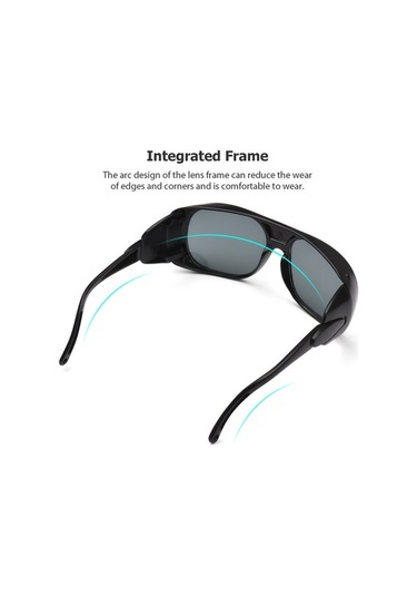 Tongxida Elektrik Kaynağı Koruyucu Gri Lens - Çarpıma Dayanıklı, Suya Yağa Dayanıklı, Pırıl Pırıl Sis Giderici