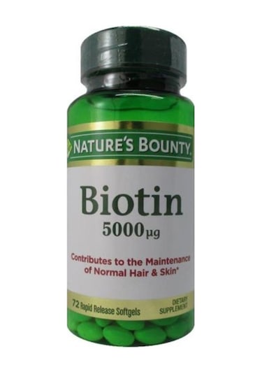 Nature'S Bounty Biotin 5000Ug 72 Kapsül
