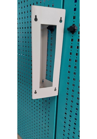 Üçgen Açılı Diafon 12x35x12 Zil Paneli, Metal Koruma Kutusu Bej