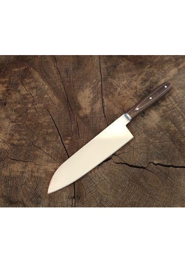 Santoku Şef bıçağı Profesyonel  Japon Santoku HGSANT95 Kahverengi