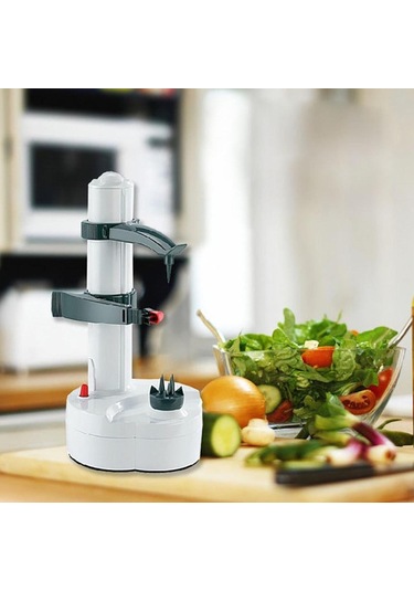 Suntek Elektrikli Otomatik Soyucu Mango Turp Havuç Için Sabit Beyaz Diğer