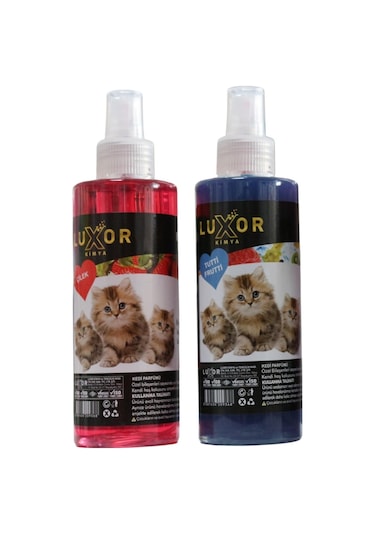 Luxor Kimya Kedi Parfümü Çilek ve Tutti Frutti Aromalı 200 ml