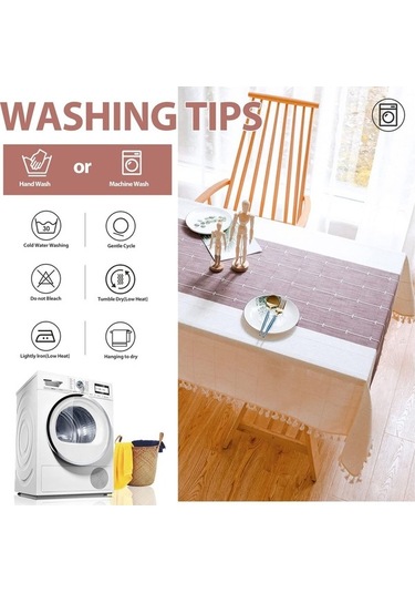 Pazly Bohem Tarzı Lavanta Kare Masa Örtüsü - Yıkanabilir, Buruşmaz 140x140 Cm Mor - Bohem Tasarım, Mor Renk Mor