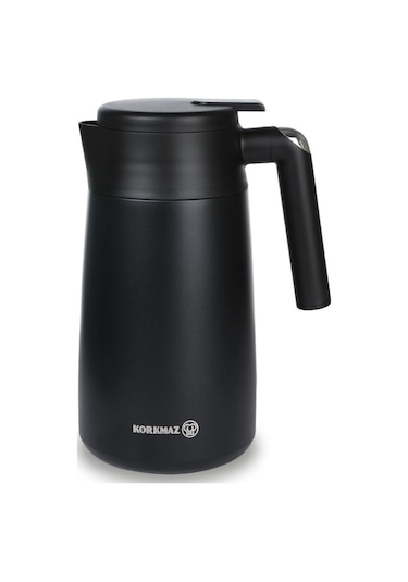 Korkmaz Dina Siyah Termos 1.2 Litre