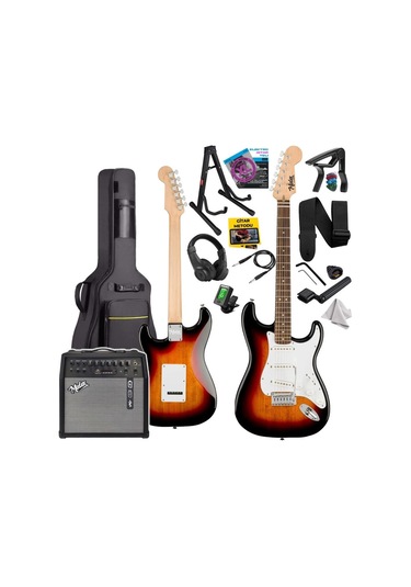 Midex Rph-30sb-50amp Gül Klavye Sss 50w Amfili Elektro Gitar Seti