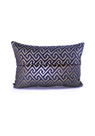 Mrs.Gugar Luxury Gece Mavisi Dikdörtgen Kırlent Kılıfı