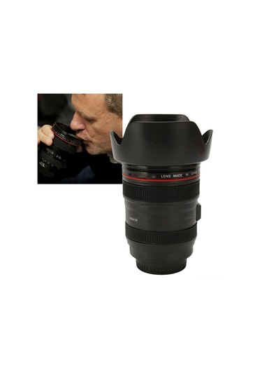 Geeroyoo Kamera Lens Şekilli Kahve Fincanı, Multifonksiyonel Seyahat Bardak, Fotoğrafçı si, Unisex Ev Gereci, Sıcak/soğuk İçecek Tutucu, Abs Malzeme