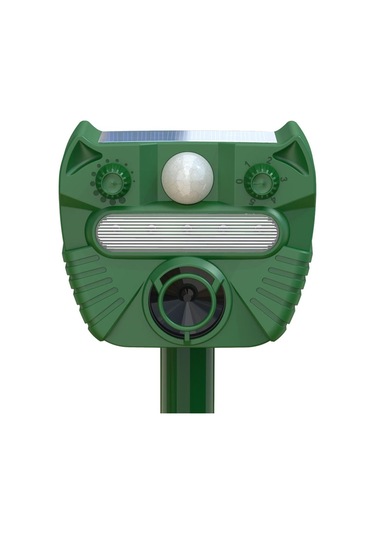 Uu0382 Güneş Enerjili Hayvan Kovucu Ultrasonik Sincaplar Geyik Yeşil