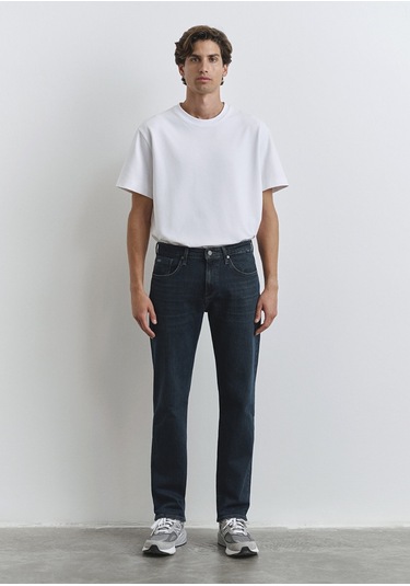 Mavi - Lisbon Classic Denim Koyu Mavi Gölgeli Jean Pantolon 0010039-90646 Koyu Mavi