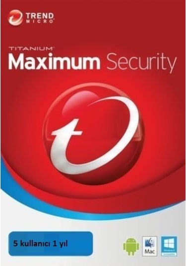 Trend Micro Titanium Maximum Security 5 Kullanıcı 1 Yıl