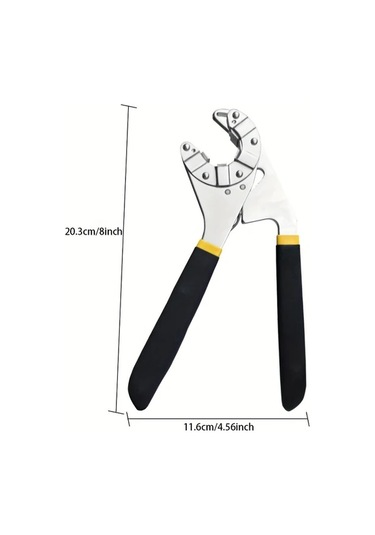 Boatshop1 Maymun Anahtarı 14ü 1 Arada Yüksek Karbon Çelik Anahtar Seti Ayarlanabilir Testere Dişli Dıy Elektrik Mekanik Tamirler İçin Ideal