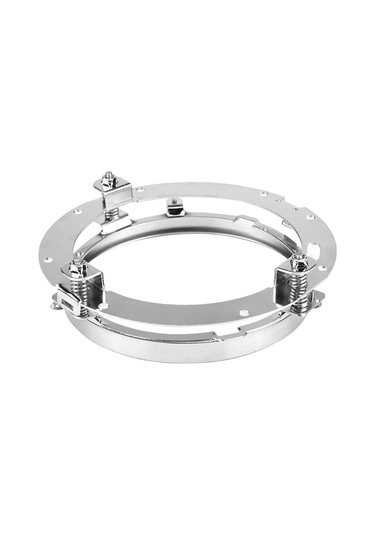 Yaozixa 7 İnç Çelik Far Tutucu, Jip Wrangler/bj40/atv İçin Dayanıklı, Titreşim Azaltıcı, Led Far Sabitleyici