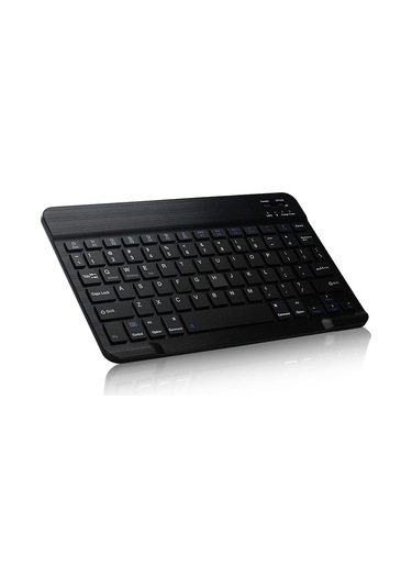 Monyee 10 İnç Ultra İnce Alüminyum Bluetooth 3.0 Klavye, Microsoft/android/ios Desteği, Şarj Edilebilir, Siyah Rastgele Model Diğer